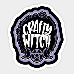 Crafty Witch Sticker